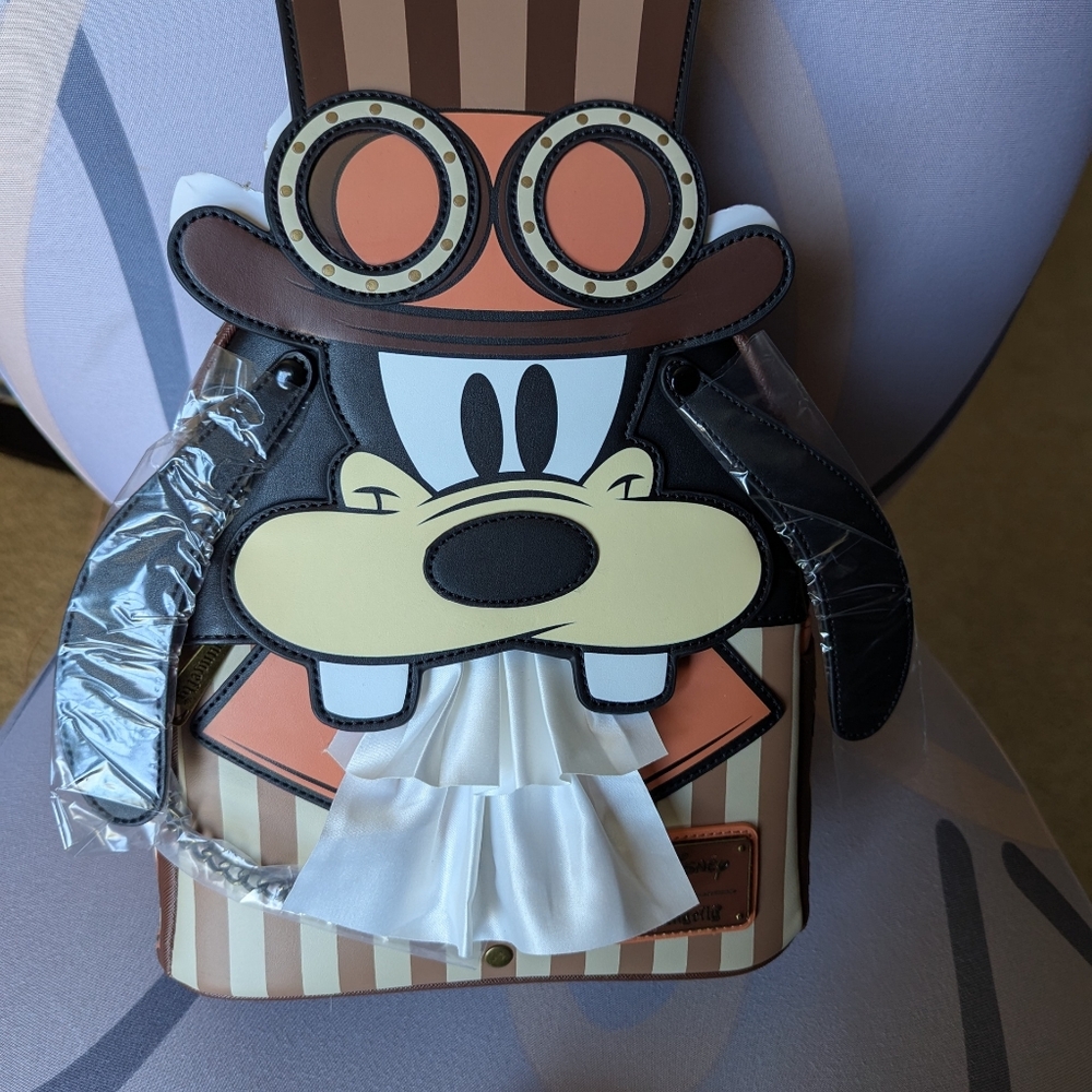 Loungefly Hard Tag Steampunk Goofy Mini Backpack